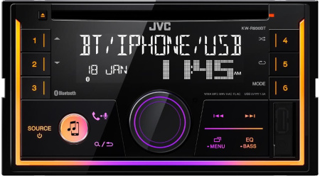 Автомагнитола JVC KW-R930BT 2DIN 4x50Вт v3.0 RDS