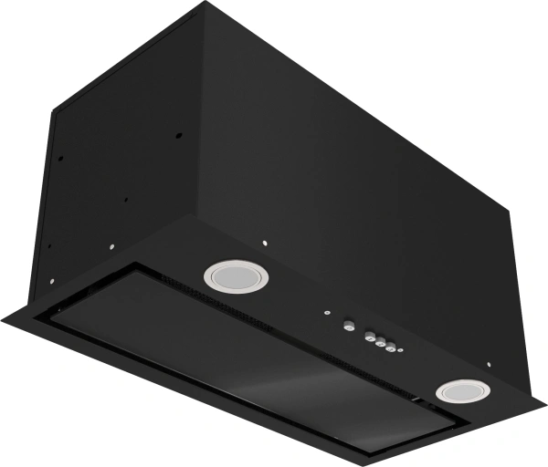 Вытяжка встраиваемая Elikor Cube 60П-1000 черный управление: кнопочное