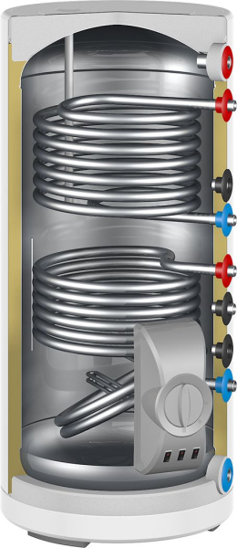 Водонагреватель Thermex IRP 200 V (combi) PRO 6кВт 200л комбинированный напольный белый