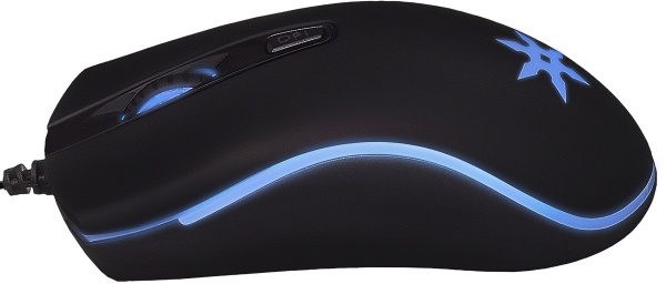 Мышь Оклик 704G TOKUGAWA черный оптическая (1600dpi) USB (4but)