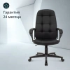 Кресло руководителя Бюрократ CH 002 черный эко.кожа крестов. пластик