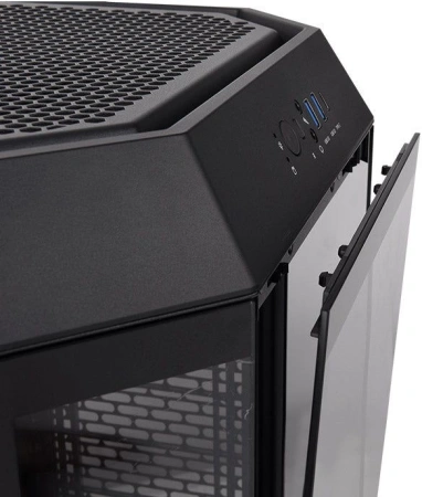 Корпус Thermaltake The Tower 300 Black черный без БП miniITX 7x120mm 5x140mm 2xUSB3.0 audio bott PSU