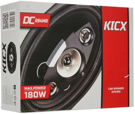 Колонки автомобильные Kicx DC 694MR 180Вт 90дБ 4Ом 16x24см (6x9дюйм) (ком.:2кол.) коаксиальные четырехполосные