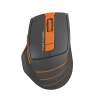 Мышь A4Tech Fstyler FG30 серый/оранжевый оптическая (2000dpi) беспроводная USB (6but)