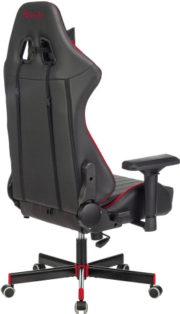 Кресло игровое A4Tech Bloody GC-990 черный/красный эко.кожа крестов. металл