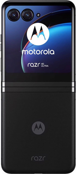 Смартфон Motorola XT2321-1 Razr 40 Ultra 256Gb 8Gb черный раскладной 3G 4G 1Sim 6.9" 1080x2640 Android 13 12Mpix 802.11 a/b/g/n/ac/ax NFC GPS GSM900/1800 GSM1900 TouchSc Protect