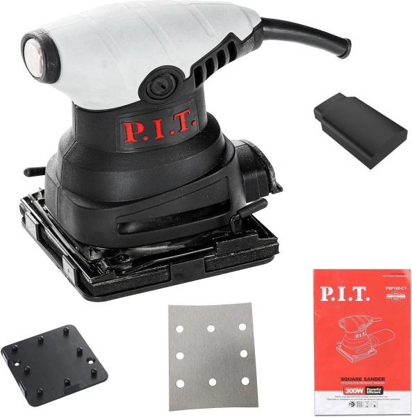 Вибро шлифовальная машина P.I.T. PSP100-C1 300Вт