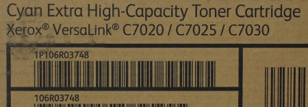 Картридж лазерный Xerox 106R03748 голубой (16500стр.) для Xerox VersaLink C7020/C7025/C7030