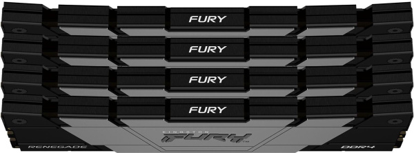 Память DDR4 4x16GB 3200MHz Kingston KF432C16RB12K4/64 Fury Renegade Black RTL Gaming PC4-25600 CL16