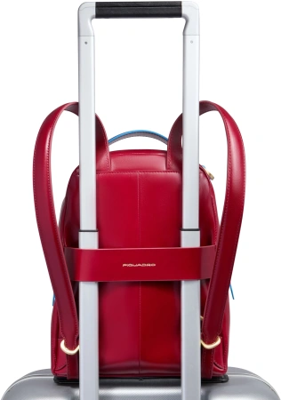 Рюкзак женский Piquadro Blue Square CA6677B2/R красный кожа