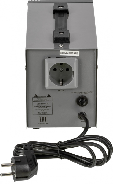 Стабилизатор напряжения Ресанта АСН-500Д/1-Ц 0.5кВА однофазный серый (63/6/37)