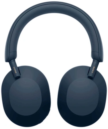 Гарнитура мониторные Sony WH-1000XM5 1.2м синий беспроводные bluetooth оголовье (WH-1000XM5/L)