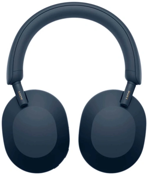 Гарнитура мониторные Sony WH-1000XM5 1.2м синий беспроводные bluetooth оголовье (WH-1000XM5/L)