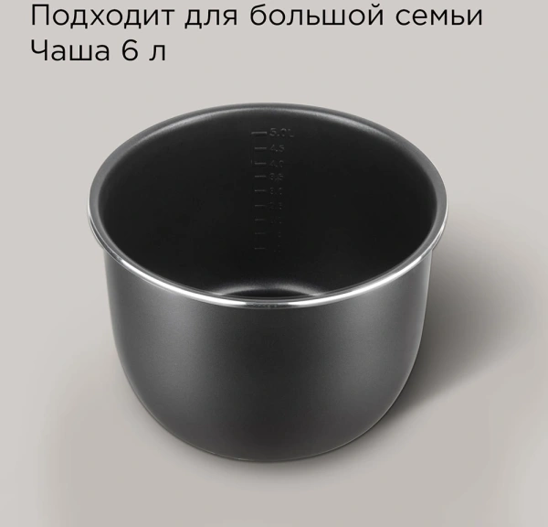 Мультиварка-скороварка Redmond MP111 6л 1000Вт черный