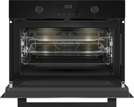 Духовой шкаф Электрический Weissgauff OE 4551 DB Black Edition черный