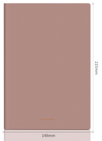 Блокнот Deli 22284BROWN 210х143мм искусст. кожа 96л коричневый
