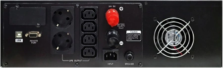 Источник бесперебойного питания Powercom Infinity INF-1100AP RM (3U) 770Вт 1100ВА черный