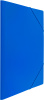 Папка на резинке Бюрократ -PRA3BLUЕ A3 пластик 0.7мм синий вмест.:400лист.