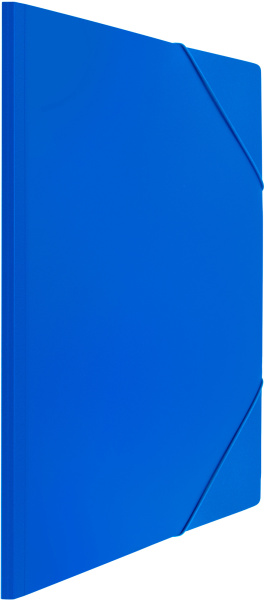 Папка на резинке Бюрократ -PRA3BLUЕ A3 пластик 0.7мм синий вмест.:400лист.