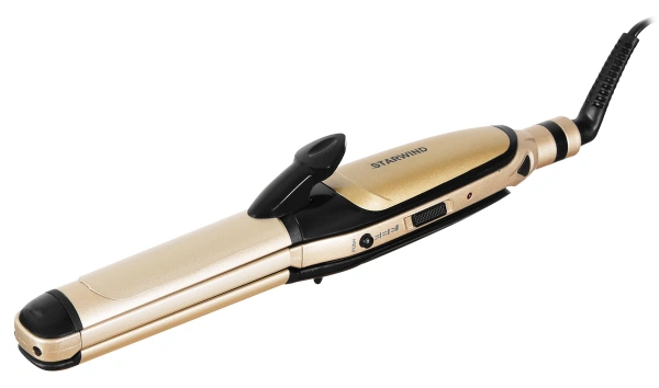 Выпрямитель Starwind SHC 7075 55Вт черный/шампань (макс.темп.:200С)