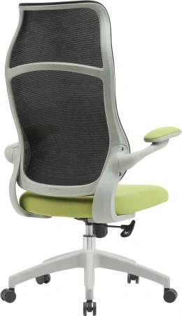 Кресло Cactus CS-GMC505-GYGN черный сиденье салатовый сетка/ткань крестов. пластик пластик серый