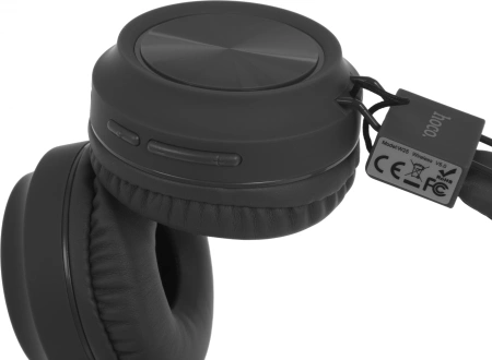 Гарнитура накладные Hoco Promise W25 1.2м серый беспроводные bluetooth
