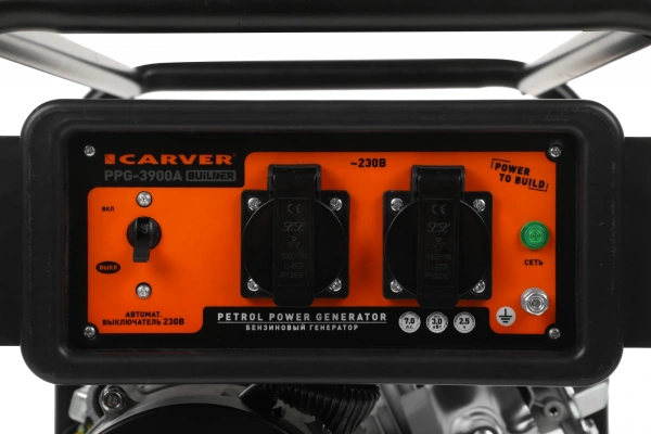 Генератор Carver PPG- 3900А BUILDER 3кВт