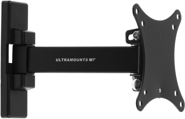 Кронштейн для телевизора Ultramounts UM874 черный 13"-27" макс.20кг настенный поворот и наклон
