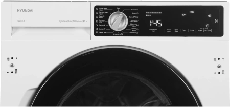 Стиральная машина Hyundai WMD7228 класс:B загрузка до 8кг отжим:1400об/мин белый инвертер
