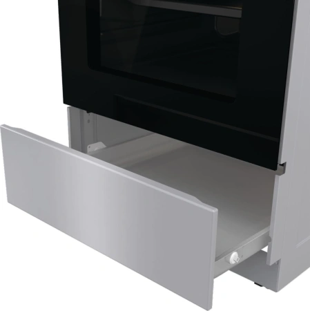 Плита Электрическая Gorenje GEC5B20SG серебристый стеклокерамика (без крышки)