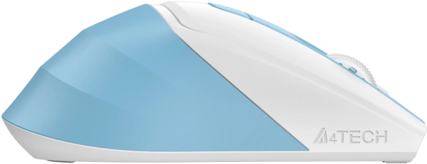 Мышь A4Tech Fstyler FG45CS Air2 голубой/белый оптическая (2000dpi) silent беспроводная USB для ноутб