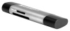 Устройство чтения карт памяти USB 2.0/Type C Digma CR-СU2520-G серый