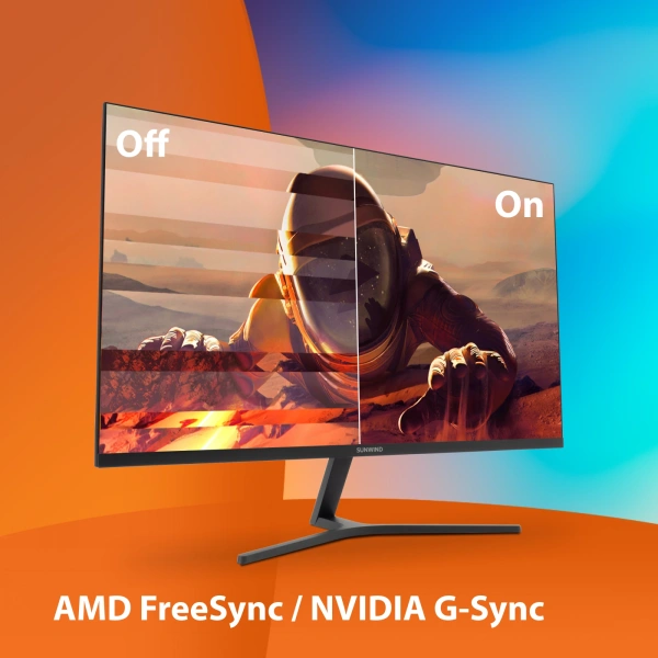 Монитор SunWind 27" SM-27FI223 IPS FHD чер 5ms HDMI DP VGA 100Hz 250cd Ex