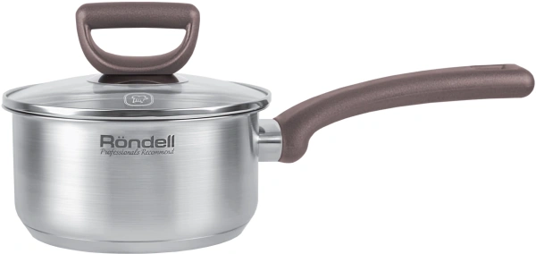 Ковш Rondell Fest RDS-1319 0.9л. d=14см (с крышкой) стальной