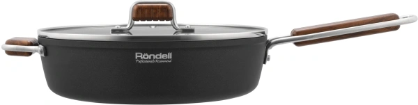 Сотейник Rondell Fjord RDA-1799 d=28см (с крышкой) черный