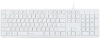 Клавиатура Оклик 500M белый USB slim Multimedia