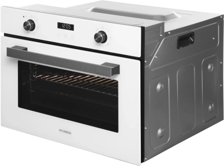 Духовой шкаф Электрический Hyundai HEO 64512 WG стекло белое