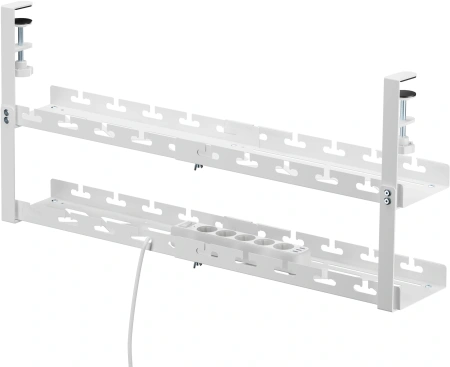 Кабель-канал Cactus CS-CM-700-2WT для столов 72.8x13.5x34.2см белый