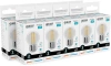 Лампа филам. Gauss Filament 12Вт цок.:E27 шар 220B св.свеч.бел.нейт. (упак.:10шт) (52222)