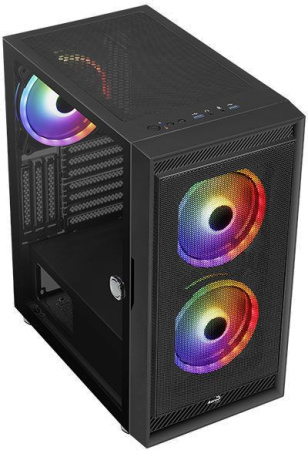 Корпус Aerocool Graphite-G-BK-v2 черный без БП ATX 6x120mm 1x140mm 2xUSB3.0 audio bott PSU
