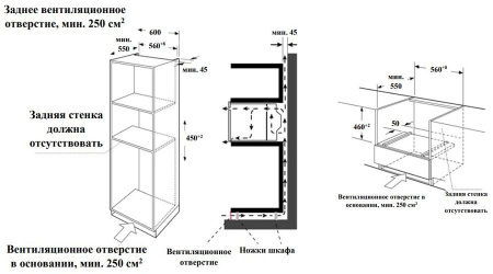 Духовой шкаф Электрический Weissgauff OEMS 459 PDB черный