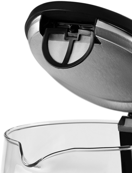 Чайник Galaxy Line GL 0342 1.7л. 2200Вт черный (стекло/пластик)