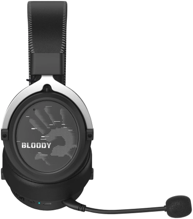 Наушники с микрофоном A4Tech Bloody MR590 Sports черный 1.5м мониторные BT/Radio/3.5mm (MR590 + WIRE