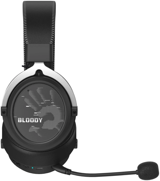 Наушники с микрофоном A4Tech Bloody MR590 Sports черный 1.5м мониторные BT/Radio/3.5mm (MR590 + WIRE