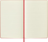 Блокнот Moleskine CLASSIC QP060R Large 130х210мм 240стр. линейка твердая обложка красный