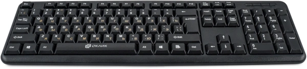 Клавиатура Оклик 130M черный USB