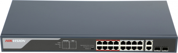 Коммутатор Hikvision DS-3E0318P-E(B)