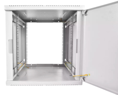 Шкаф коммутационный ЦМО (ШРН-М-9.650.1) настенный 9U 600x650мм пер.дв.металл направл.под закл.гайки 50кг серый 581мм 22кг 180град. 480мм IP20 сталь