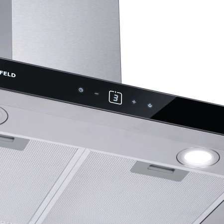 Вытяжка каминная Maunfeld Breeze 60 Inox нержавеющая сталь управление: сенсорное (1 мотор)