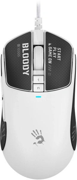 Мышь A4Tech Bloody W72 Ultra белый оптическая 20000dpi USB 6but